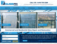 Tablet Screenshot of glassfixcanada.com
